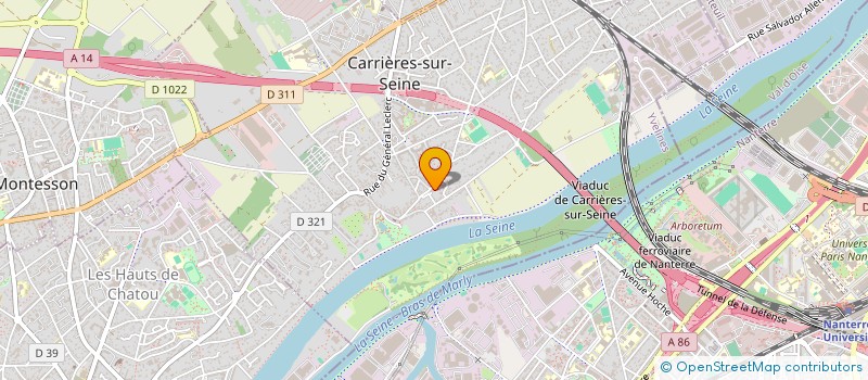 localisation de l'entreprise MONSIEUR MICHEL NAVARRE  CARRIERES-SUR-SEINE