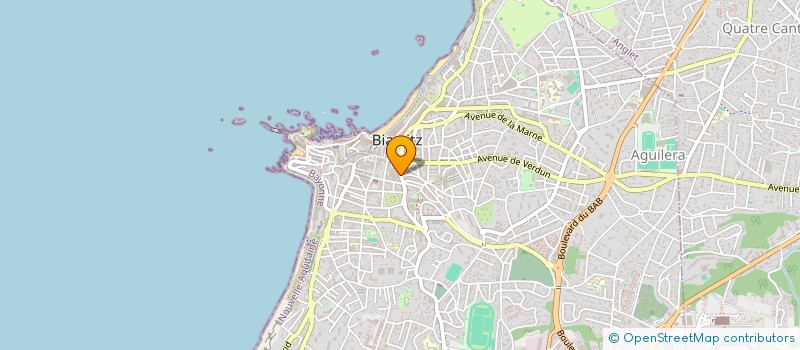 localisation de l'entreprise MONSIEUR MICHEL NAZEYROLLAS à BIARRITZ