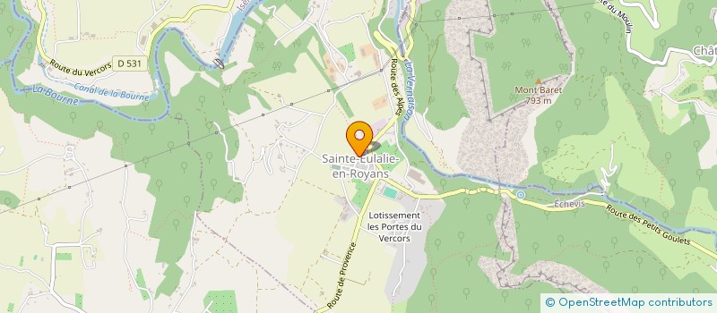 localisation de l'entreprise MONSIEUR MICHEL NEEL  ROCHECHINARD