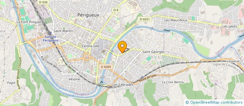 localisation de l'entreprise MONSIEUR MICHEL NEGRIER à PERIGUEUX