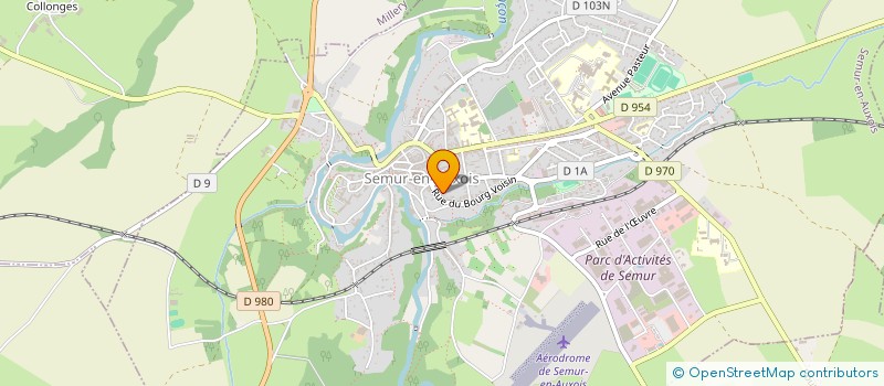 localisation de l'entreprise MONSIEUR MICHEL NEUGNOT  SEMUR-EN-AUXOIS