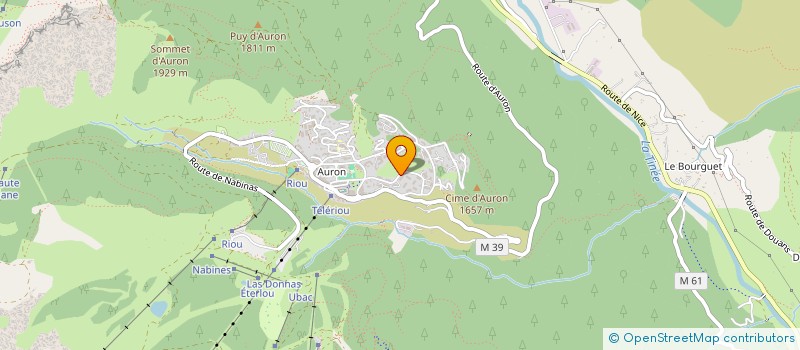 localisation de l'entreprise MONSIEUR MICHEL NEVIERE  SAINT-ETIENNE-DE-TINEE