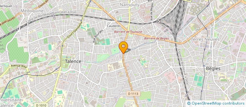 localisation de l'entreprise MONSIEUR MICHEL NEYCENSAS à TALENCE
