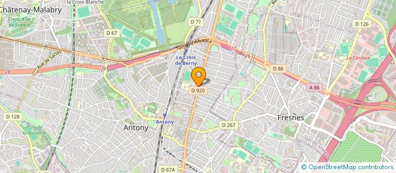localisation de l'entreprise MONSIEUR MICHEL NGUYEN à ANTONY