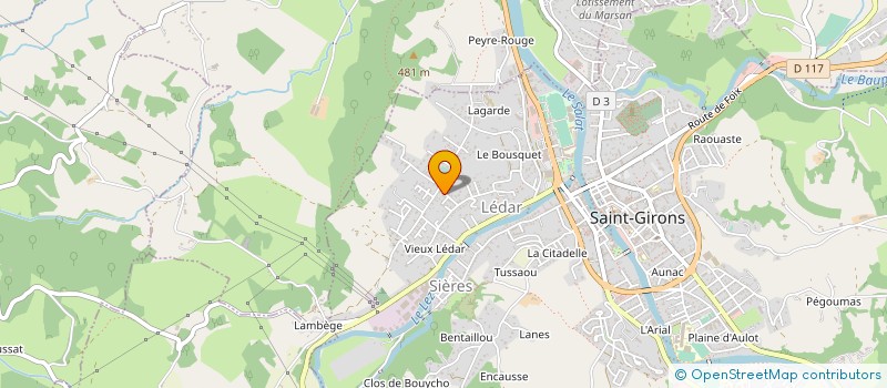 localisation de l'entreprise MONSIEUR MICHEL NICOLAS  SAINT-GIRONS