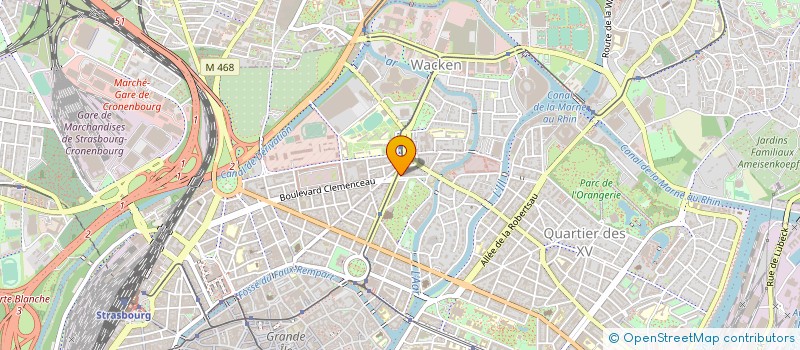 localisation de l'entreprise MONSIEUR MICHEL NIEDERLENDER à STRASBOURG
