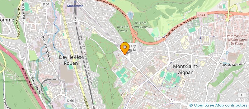 localisation de l'entreprise MONSIEUR MICHEL NIEGO  MONT-SAINT-AIGNAN