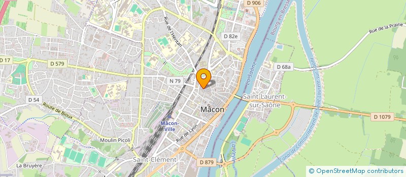 localisation de l'entreprise MONSIEUR MICHEL NIEL  MACON