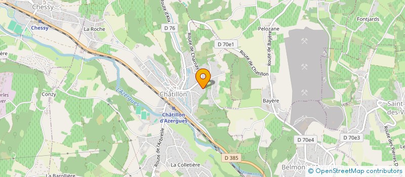 localisation de l'entreprise MONSIEUR MICHEL NIKOLICH  CHARNAY