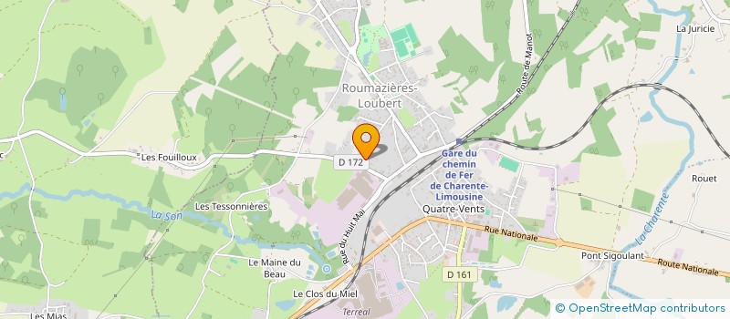 localisation de l'entreprise MONSIEUR MICHEL NOBLE à TERRES-DE-HAUTE-CHARENTE