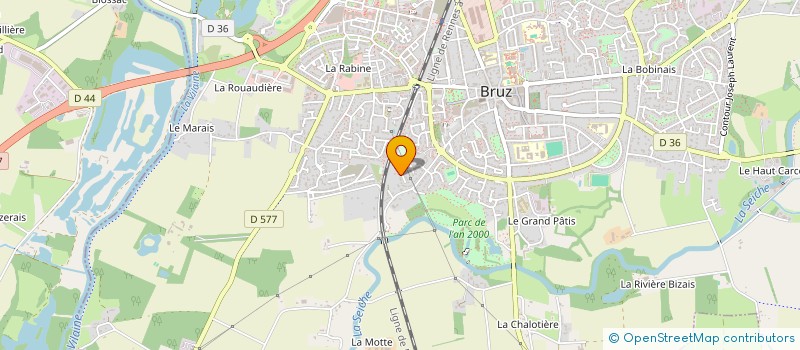 localisation de l'entreprise MONSIEUR MICHEL NOBLET  BRUZ