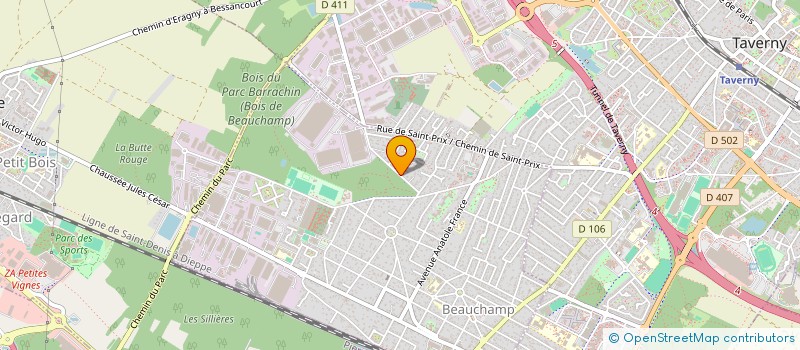 localisation de l'entreprise MONSIEUR MICHEL NOE  BEAUCHAMP