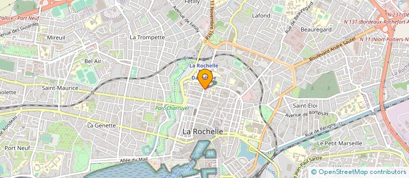 localisation de l'entreprise MONSIEUR MICHEL NOEL à LA ROCHELLE