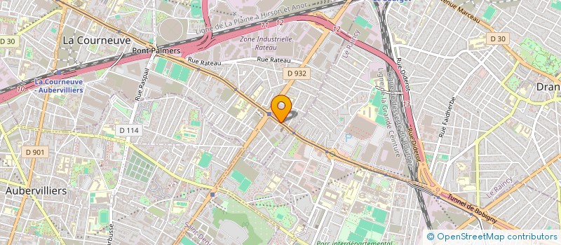 localisation de l'entreprise MONSIEUR MICHEL NOTARIANNI à LA COURNEUVE