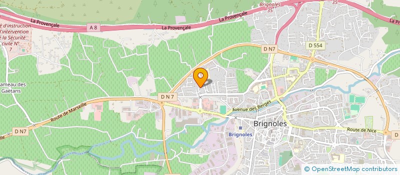 localisation de l'entreprise MONSIEUR MICHEL NOTO à BRIGNOLES