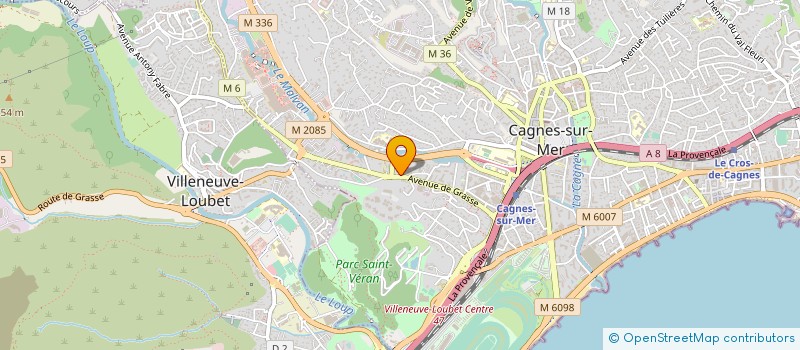 localisation de l'entreprise MONSIEUR MICHEL NOUJAIM à CAGNES-SUR-MER