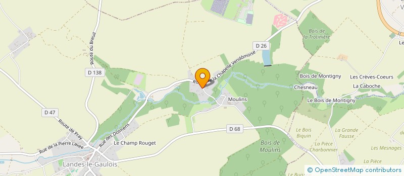 localisation de l'entreprise MONSIEUR MICHEL NOYAU  LANDES-LE-GAULOIS