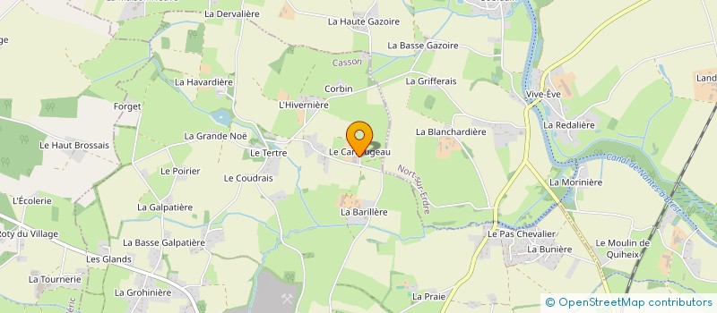 localisation de l'entreprise MONSIEUR MICHEL NOZAIS  CASSON