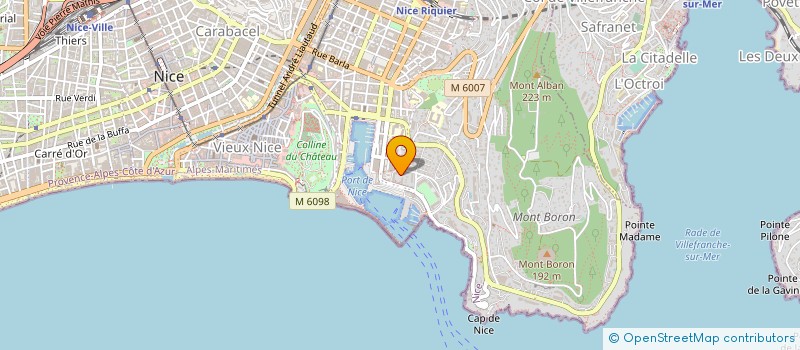 localisation de l'entreprise MONSIEUR MICHEL NOZIERES à NICE