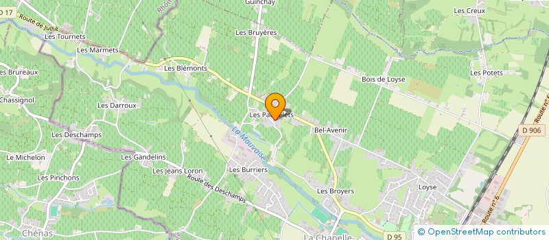 localisation de l'entreprise MONSIEUR MICHEL NUGUET à LA CHAPELLE-DE-GUINCHAY