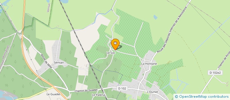 localisation de l'entreprise MONSIEUR MICHEL NUTER  QUEYRAC