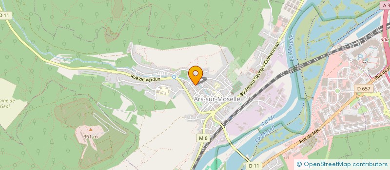 localisation de l'entreprise MONSIEUR MICHEL NUTZ  SAINTE-RUFFINE