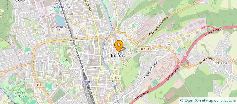 localisation de l'entreprise MONSIEUR MICHEL OBERRIEDER à BELFORT