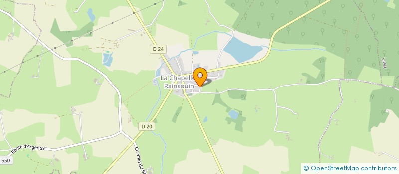 localisation de l'entreprise MONSIEUR MICHEL OGER  LA CHAPELLE-RAINSOUIN