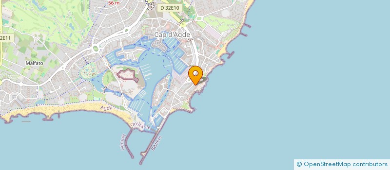 localisation de l'entreprise MONSIEUR MICHEL OGIER  AGDE