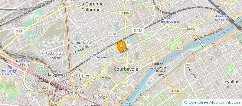 localisation de l'entreprise MONSIEUR MICHEL OHANA à COURBEVOIE