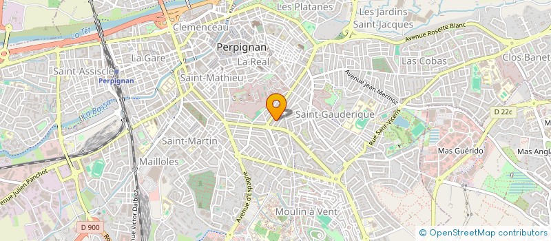 localisation de l'entreprise MONSIEUR MICHEL OLIVE  PERPIGNAN