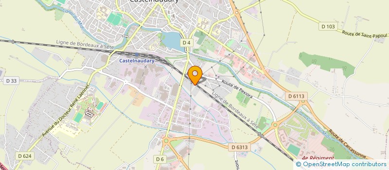 localisation de l'entreprise MONSIEUR MICHEL OLIVIER  CASTELNAUDARY