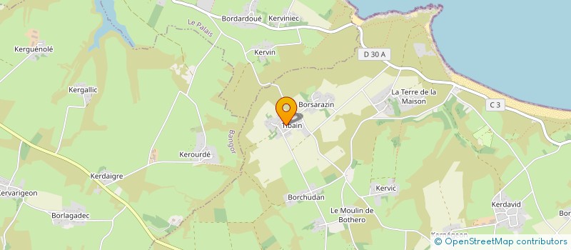 localisation de l'entreprise MONSIEUR MICHEL OLIVIER  LOCMARIA