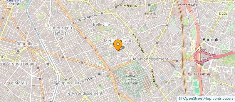 localisation de l'entreprise MONSIEUR MICHEL OLIVIER  PARIS