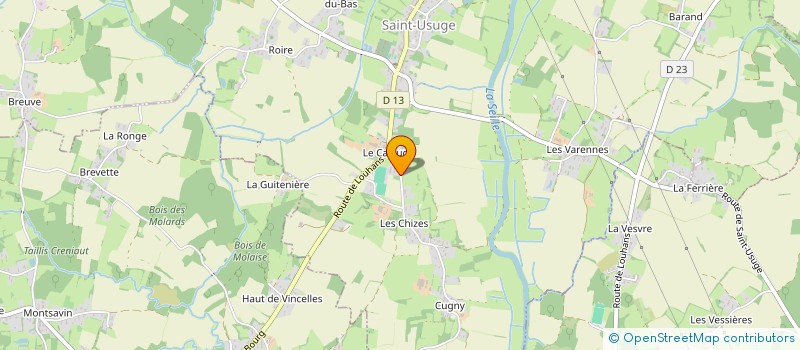 localisation de l'entreprise MONSIEUR MICHEL OLIVIER  SAINT-USUGE