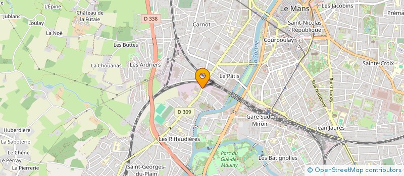 localisation de l'entreprise MONSIEUR MICHEL OLLIVIER à LE MANS