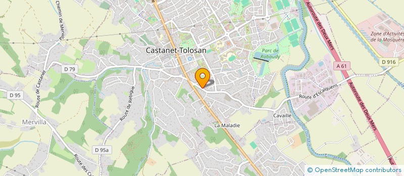 localisation de l'entreprise MONSIEUR MICHEL OMAR à CASTANET TOLOSAN