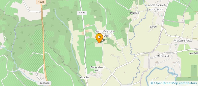 localisation de l'entreprise MONSIEUR MICHEL OPTER  MAURIAC