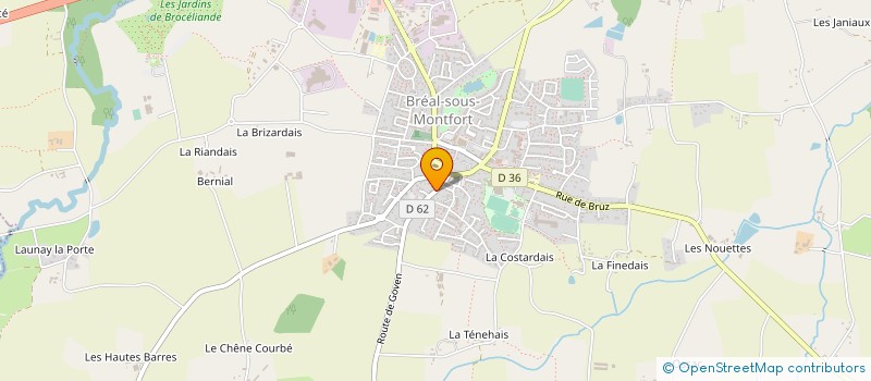 localisation de l'entreprise MONSIEUR MICHEL ORAIN à BREAL-SOUS-MONTFORT