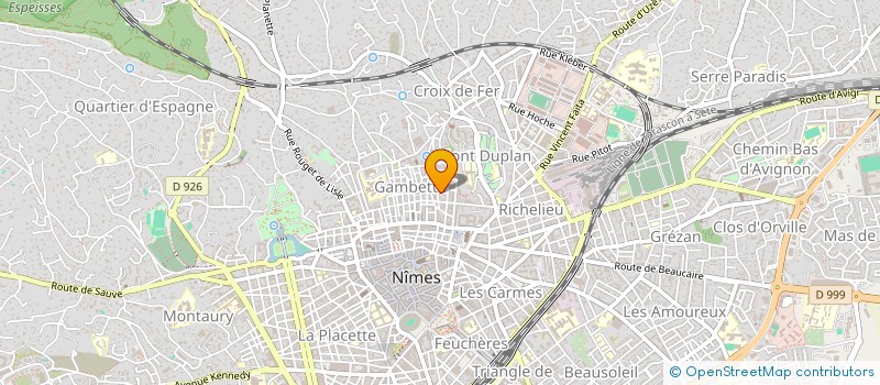 localisation de l'entreprise MONSIEUR MICHEL ORCEL  NIMES