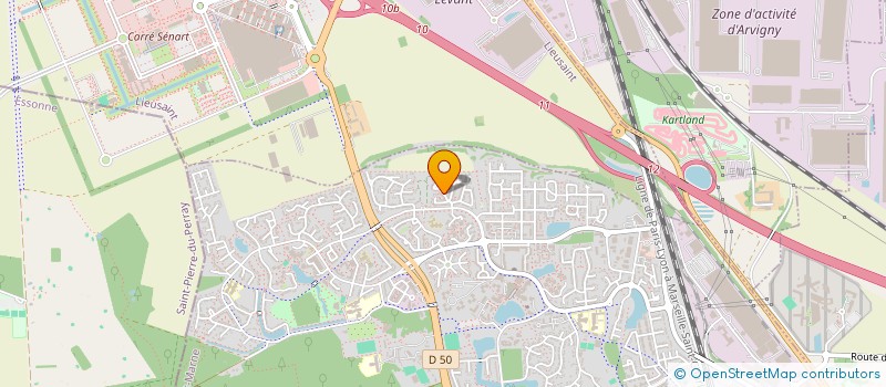 localisation de l'entreprise MONSIEUR MICHEL ORGEL  SAVIGNY-LE-TEMPLE