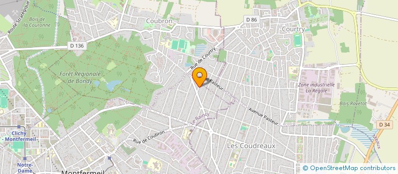 localisation de l'entreprise MONSIEUR MICHEL ORSET  MONTFERMEIL