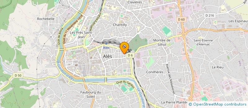 localisation de l'entreprise MONSIEUR MICHEL ORTIZ à ALES