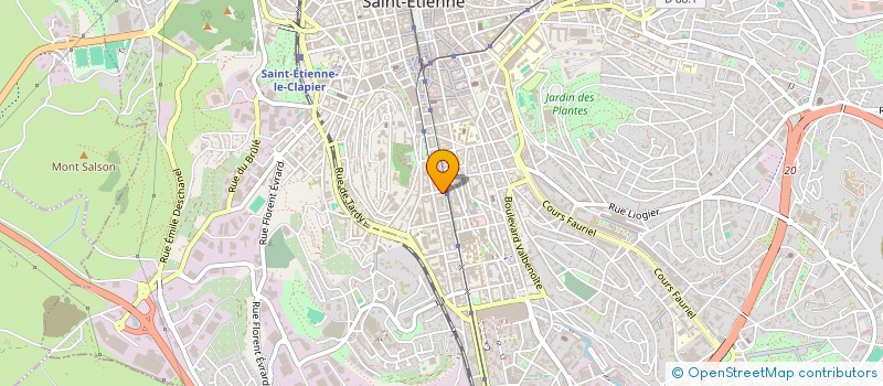 localisation de l'entreprise MONSIEUR MICHEL OSTI  SAINT-ETIENNE