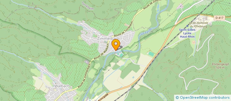 localisation de l'entreprise MONSIEUR MICHEL OTTMANN  ZIMMERBACH