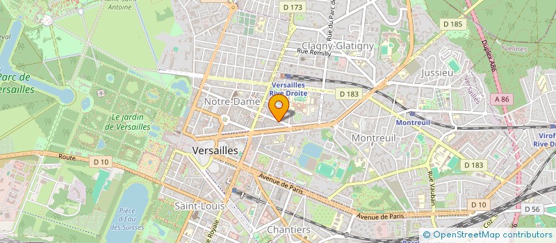 localisation de l'entreprise MONSIEUR MICHEL OUDIN à VERSAILLES