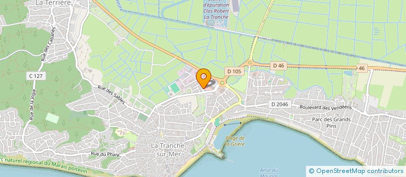 localisation de l'entreprise MONSIEUR MICHEL OUDIN à LA TRANCHE-SUR-MER