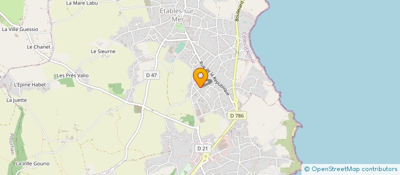 localisation de l'entreprise MONSIEUR MICHEL OUTIN à BINIC-ETABLES-SUR-MER