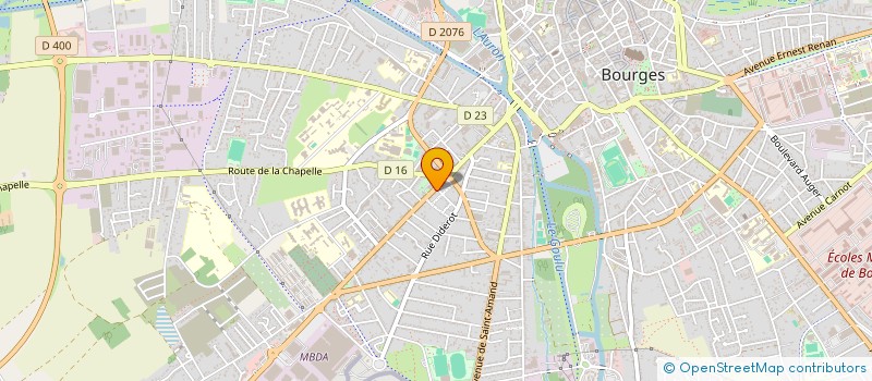 localisation de l'entreprise MONSIEUR MICHEL PACO  BOURGES