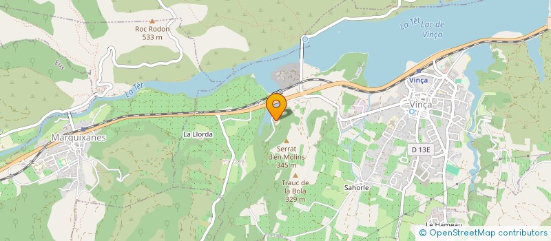 localisation de l'entreprise MONSIEUR MICHEL PACULL  ESPIRA-DE-CONFLENT